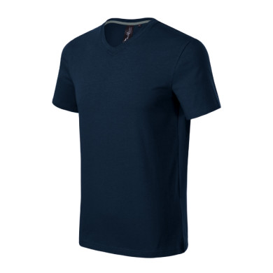 Tee-shirt homme Action V-neck 700 - bleu marine