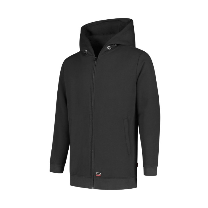 Sweatshirt unisex Hooded Sweat Jacket Washable 60°C T44 - gris foncé