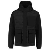 Blouson unisex Puffer Jacket Rewear T56 - noir