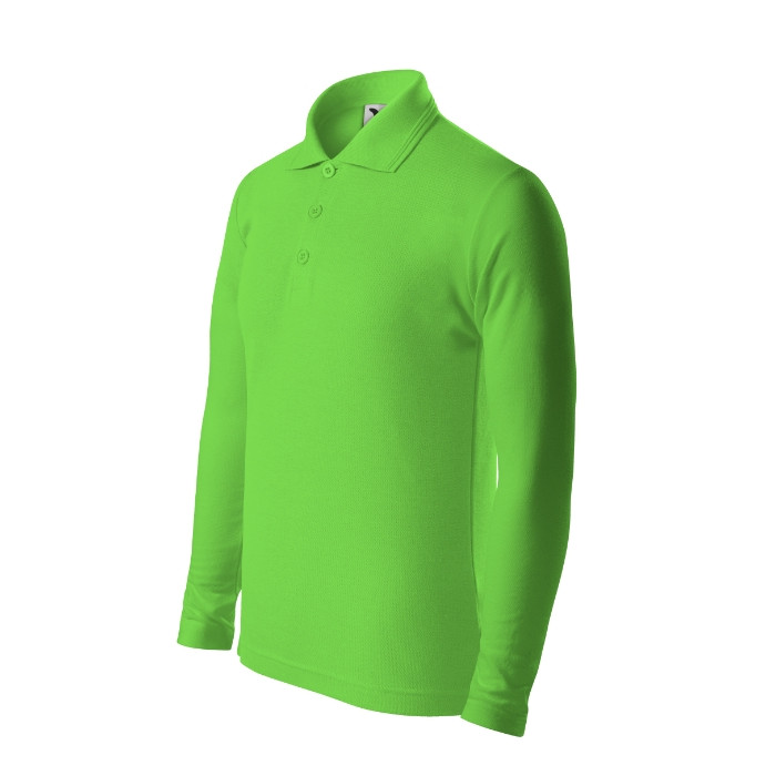 Polo enfant Pique Polo LS 241 - vert pomme
