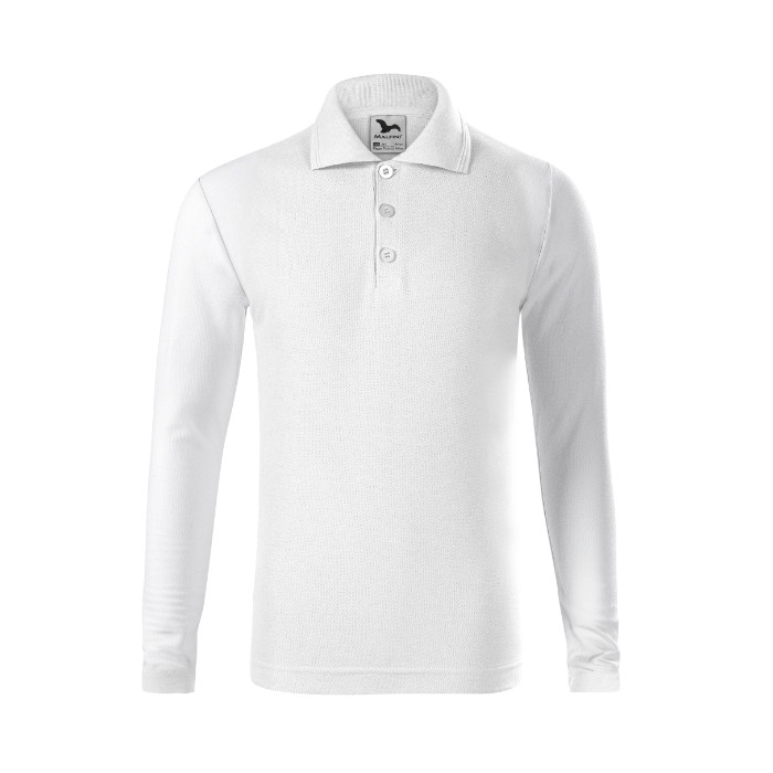Polo enfant Pique Polo LS 241 - blanc