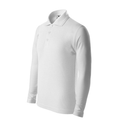 Polo enfant Pique Polo LS 241 - blanc