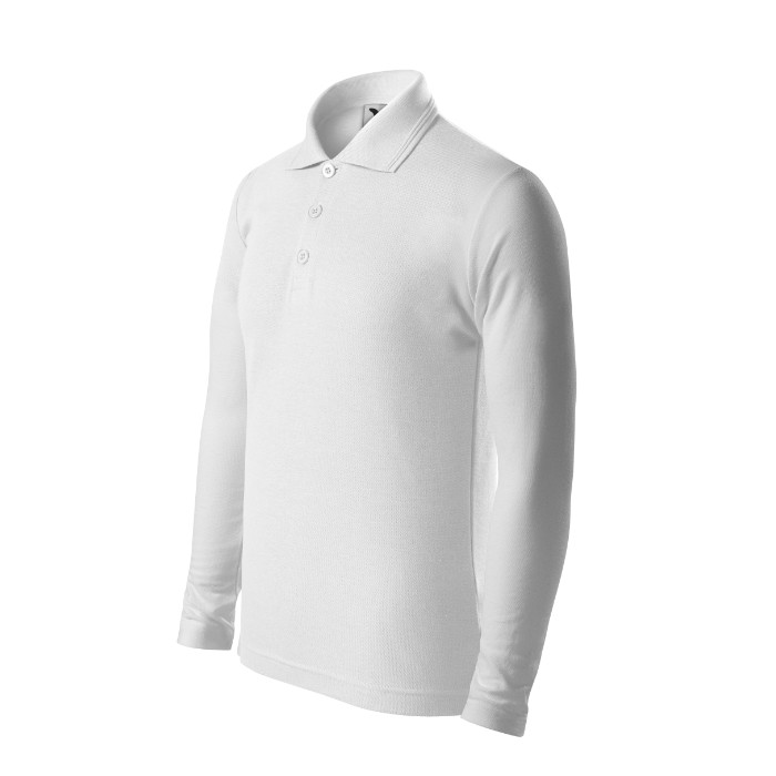 Polo enfant Pique Polo LS 241 - blanc