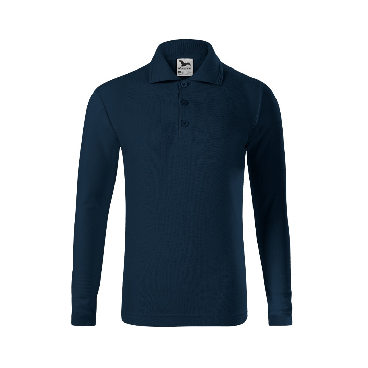 Polo enfant Pique Polo LS 241 - bleu marine
