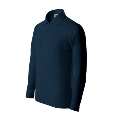 Polo enfant Pique Polo LS 241 - bleu marine