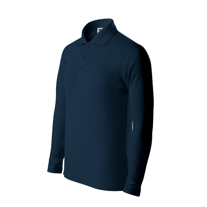 Polo enfant Pique Polo LS 241 - bleu marine