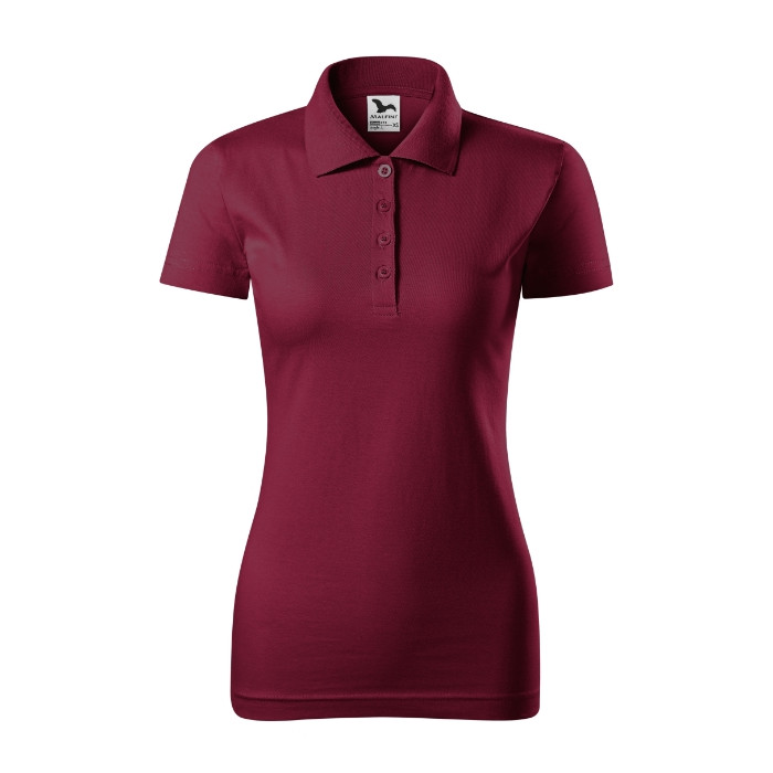 Polo femme Single J. 223 - garnet