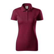 Polo femme Single J. 223 - garnet