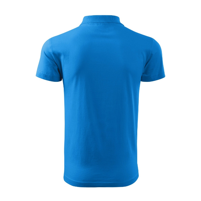Polo homme Single J. 202 - bleu tuba
