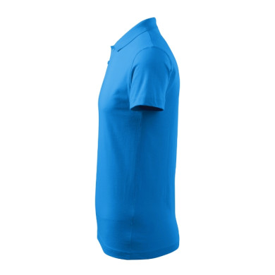 Polo homme Single J. 202 - bleu tuba