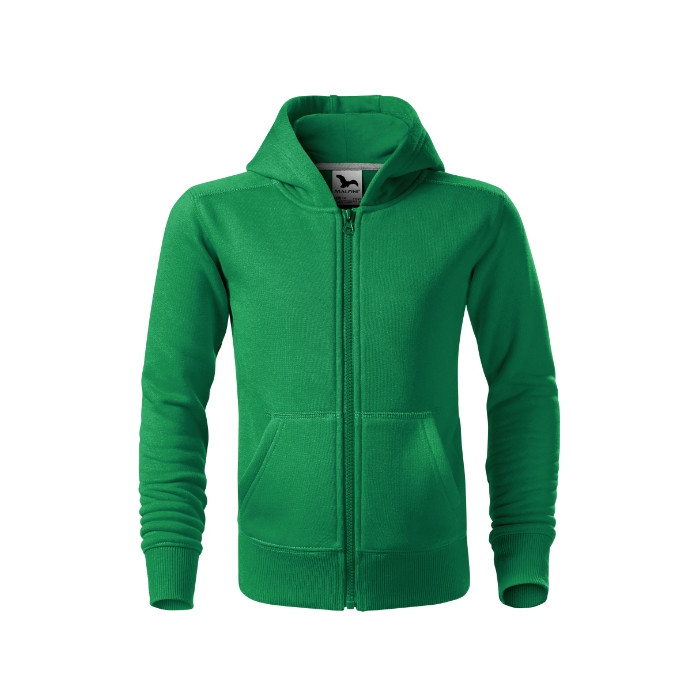 Sweatshirt enfant Trendy Zipper 412 - vert moyen