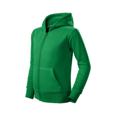 Sweatshirt enfant Trendy Zipper 412 - vert moyen