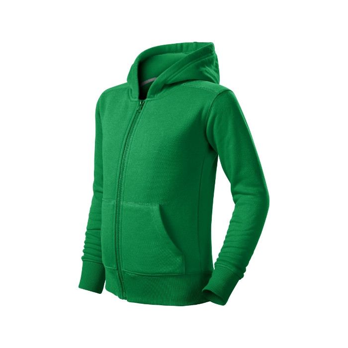 Sweatshirt enfant Trendy Zipper 412 - vert moyen