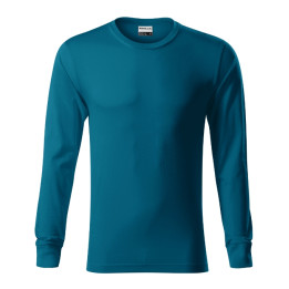 Tee-shirt unisex Resist LS R05 - bleu pétrole