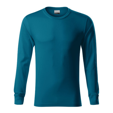 Tee-shirt unisex Resist LS R05 - bleu pétrole
