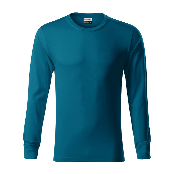 Tee-shirt unisex Resist LS R05 - bleu pétrole