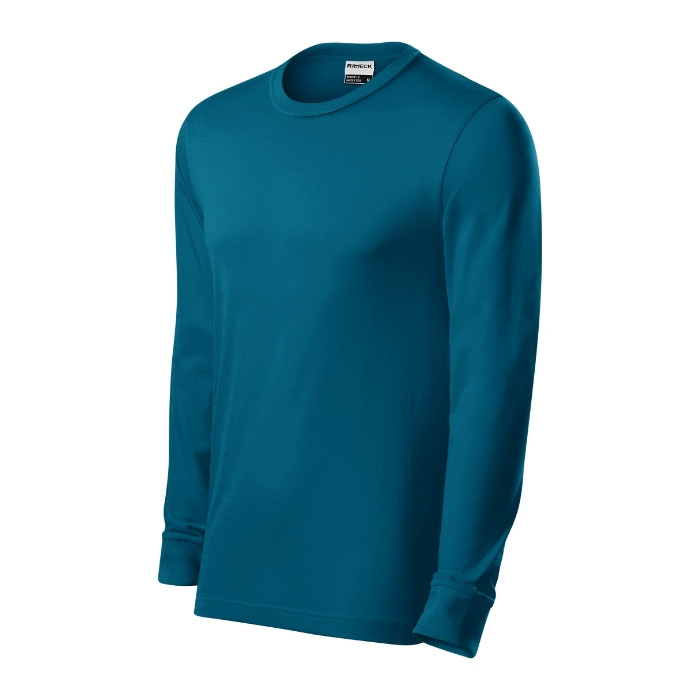 Tee-shirt unisex Resist LS R05 - bleu pétrole