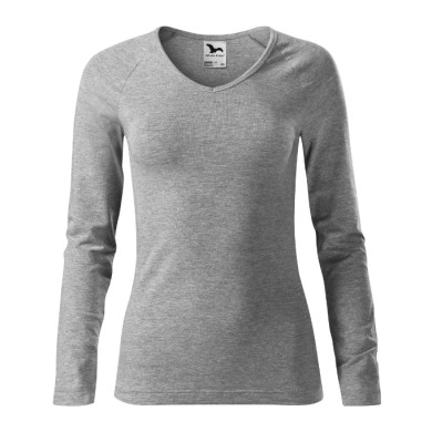 Tee-shirt femme Elegance 127 - gris chiné foncé