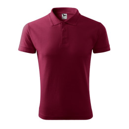 Polo homme Pique Polo 203 - garnet