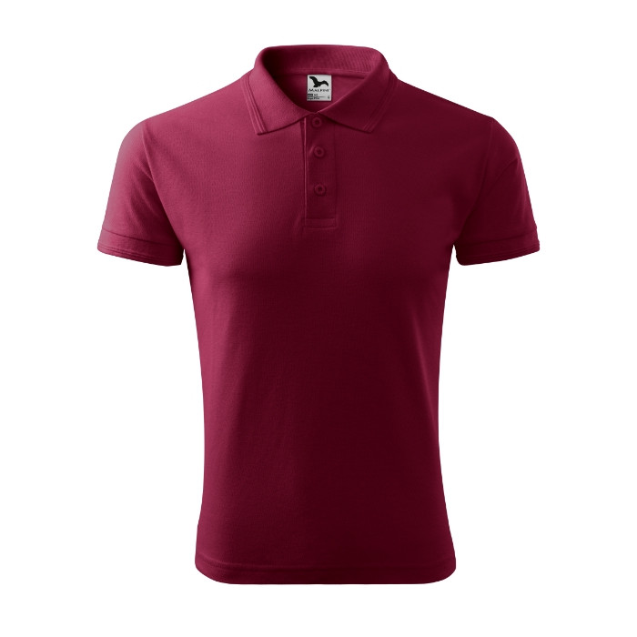 Polo homme Pique Polo 203 - garnet