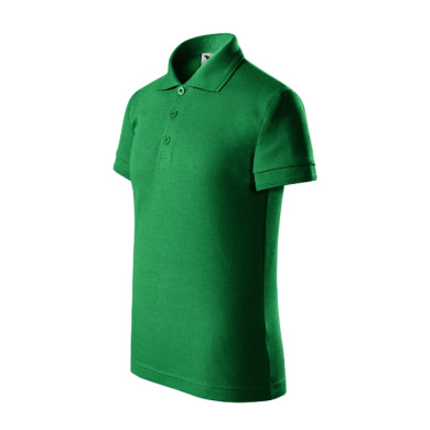 Polo enfant Pique Polo 222 - vert moyen