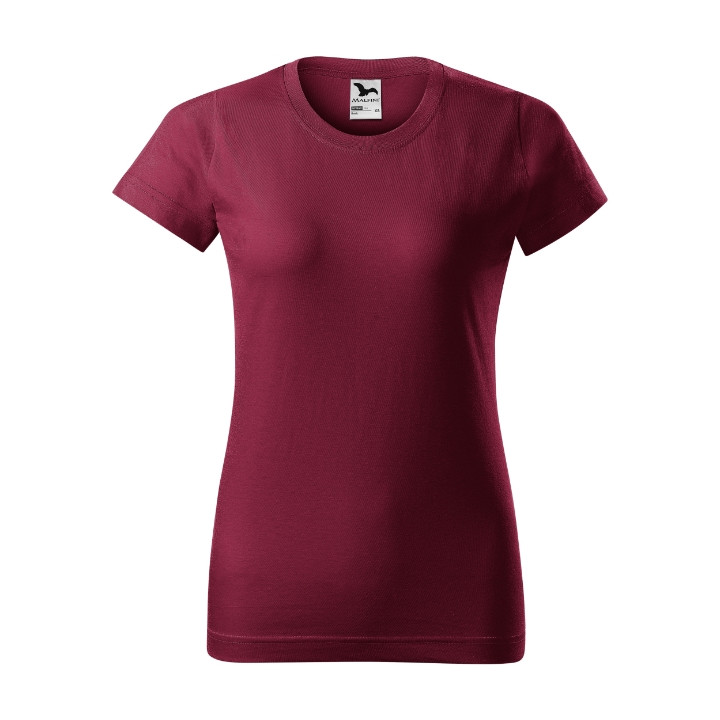 Tee-shirt femme Basic 134 - garnet