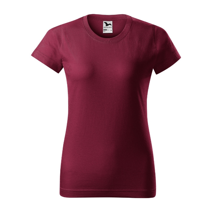 Tee-shirt femme Basic 134 - garnet