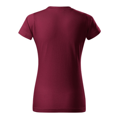 Tee-shirt femme Basic 134 - garnet