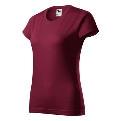 Tee-shirt femme Basic 134 - garnet