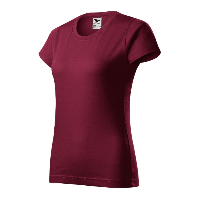 Tee-shirt femme Basic 134 - garnet