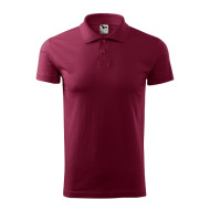 Polo homme Single J. 202 - garnet