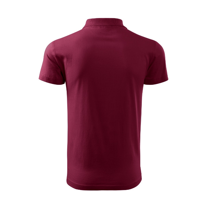 Polo homme Single J. 202 - garnet