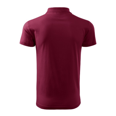 Polo homme Single J. 202 - garnet