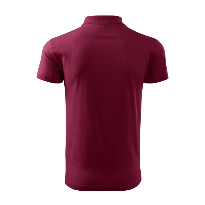 Polo homme Single J. 202 - garnet