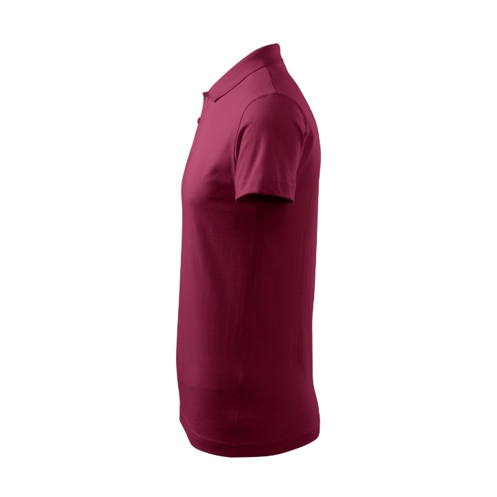 Polo homme Single J. 202 - garnet