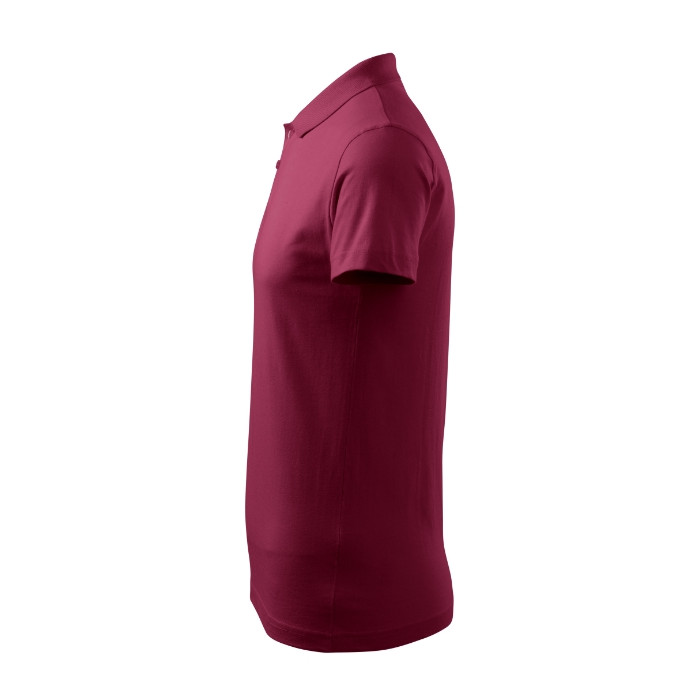 Polo homme Single J. 202 - garnet