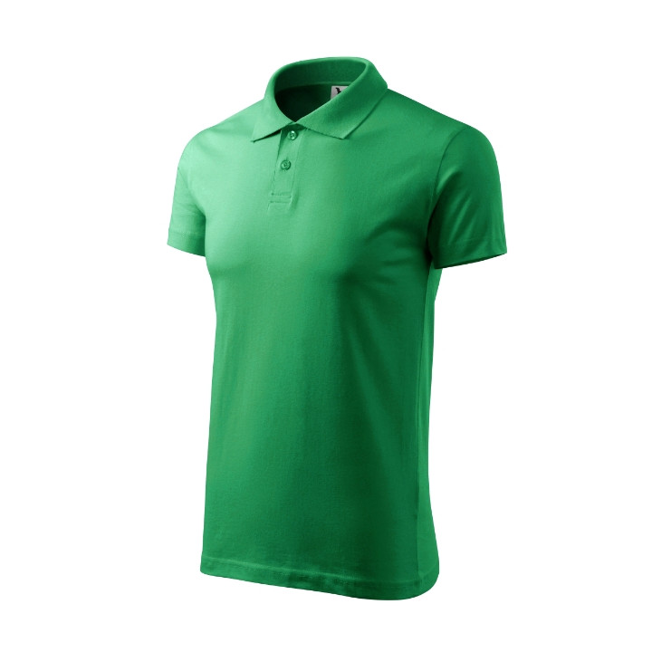 Polo homme Single J. 202 - vert moyen