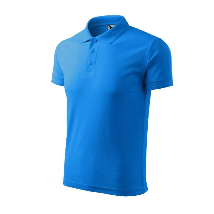 Polo homme Pique Polo 203 - bleu tuba