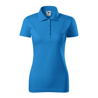 Polo femme Single J. 223 - bleu tuba