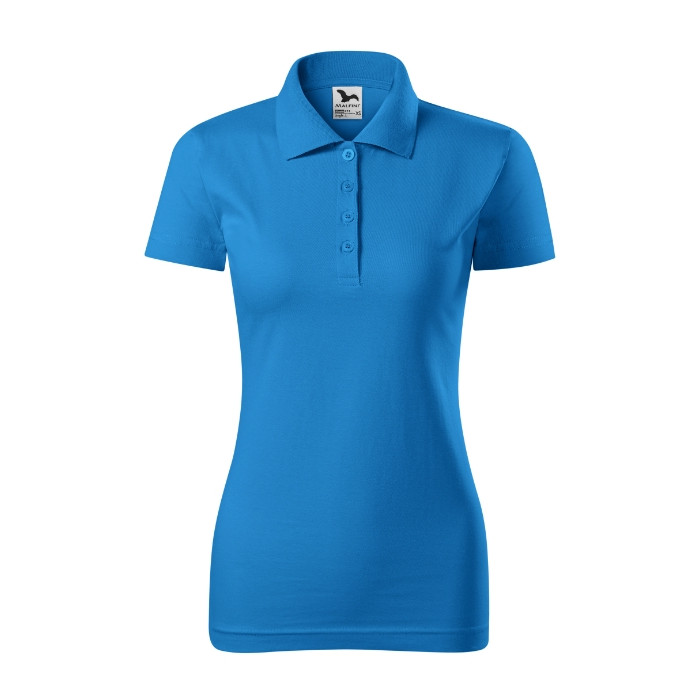Polo femme Single J. 223 - bleu tuba