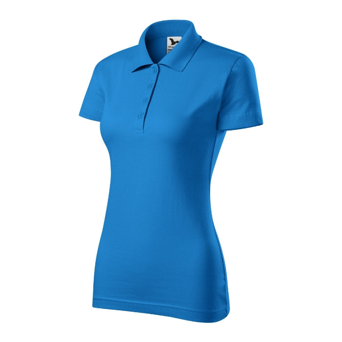 Polo femme Single J. 223 - bleu tuba
