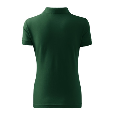 Polo femme Cotton 213 - dark green