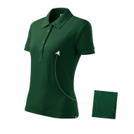 Polo femme Cotton 213 - dark green