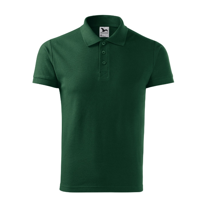 Polo homme Cotton Heavy 215 - dark green