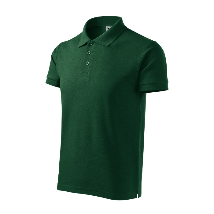 Polo homme Cotton Heavy 215 - dark green