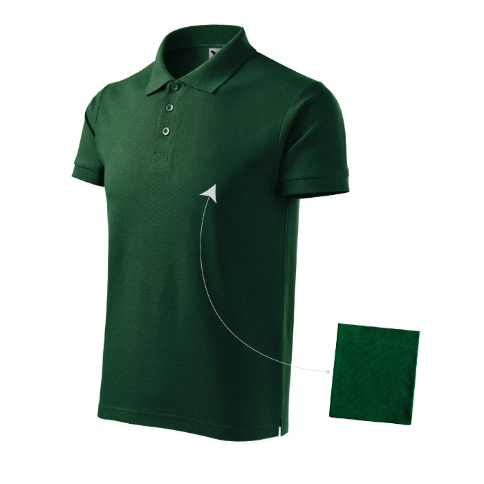 Polo homme Cotton 212 - dark green