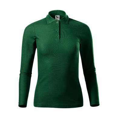Polo femme Pique Polo LS 231 - dark green