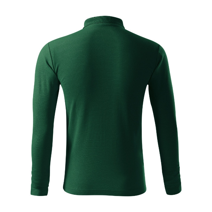 Polo homme Pique Polo LS 221 - dark green