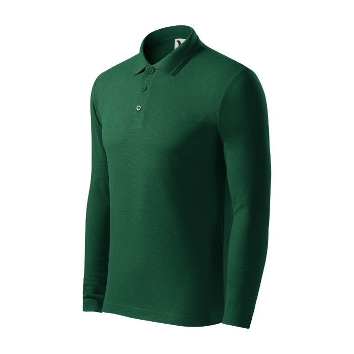 Polo homme Pique Polo LS 221 - dark green