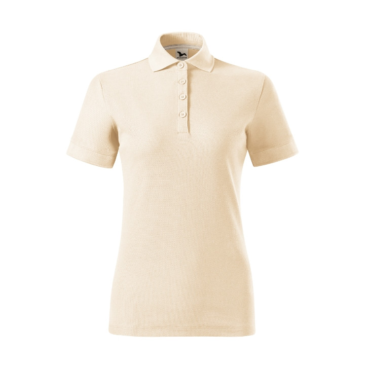 Polo femme Prime (GOTS) X35 - amande